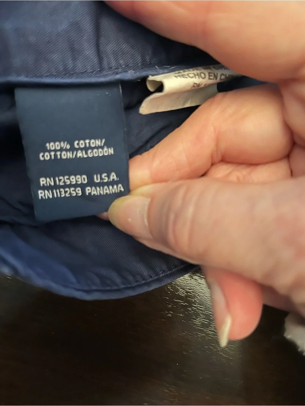 Faconnable Dark Navy Casual Trousers